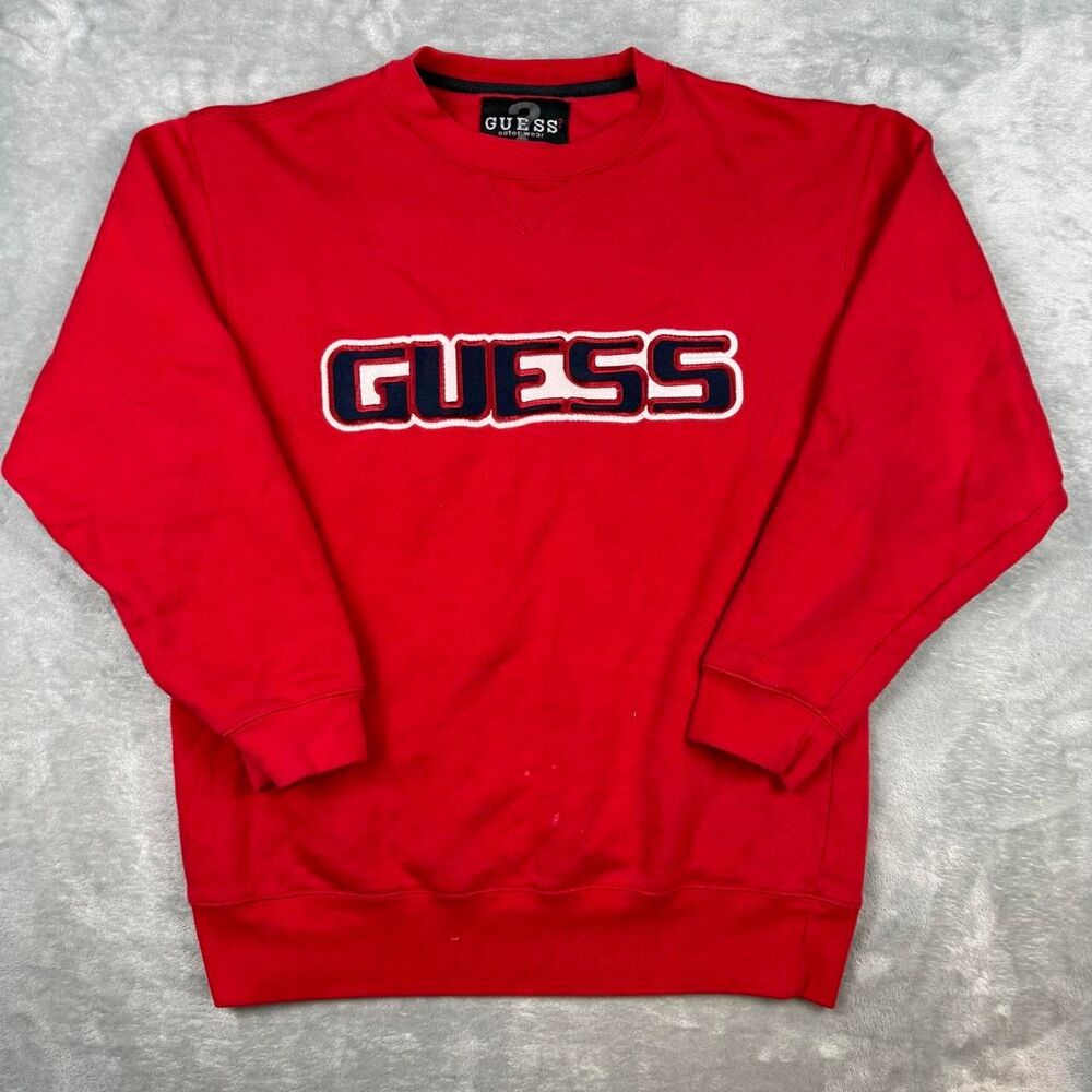 Guess Men's Red Sweatshirt